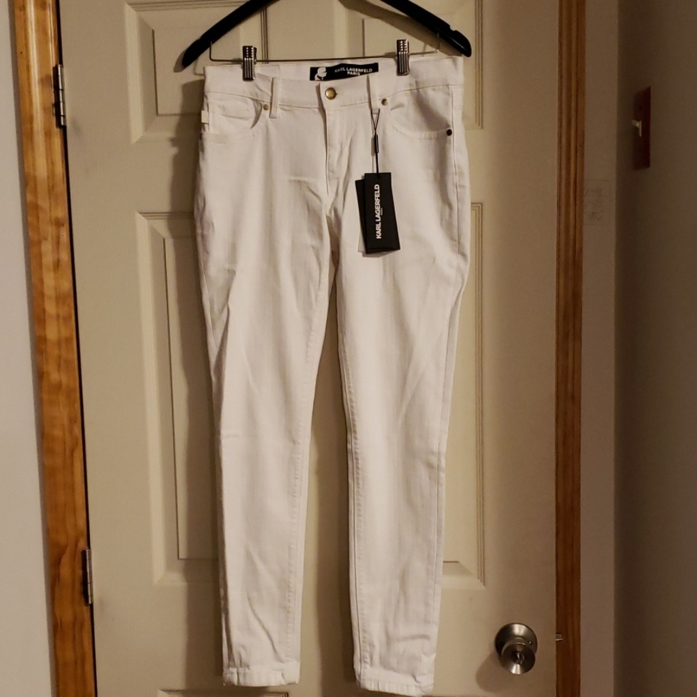 Karl Langerfeld White Jeans